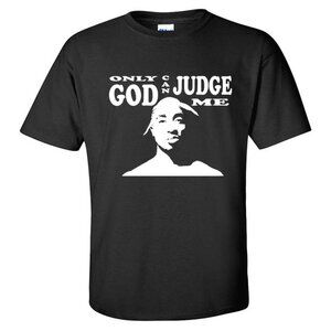 Tupac Shakur 'Only God Can Judge Me' T-Shirt | Iconic Rap Legend Apparel